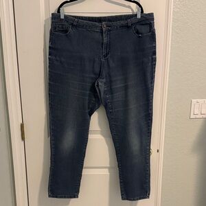 Michael Kors Dark Blue distressed Jeans
